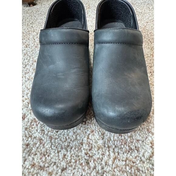 Black, Leather DANSKO Shoes/Clogs, size 38/7.5-8 - Picture 8 of 9
